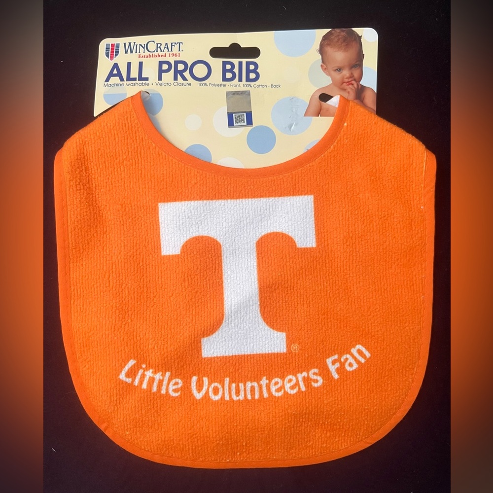 NWT Infant Tennessee Volunteers Bib